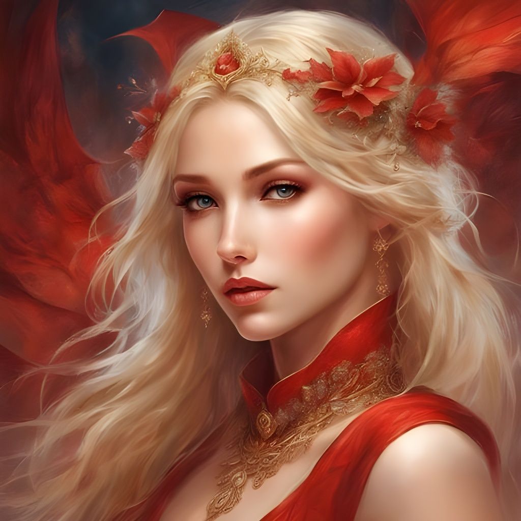 Portrait of a Gothic Finnish Beauty