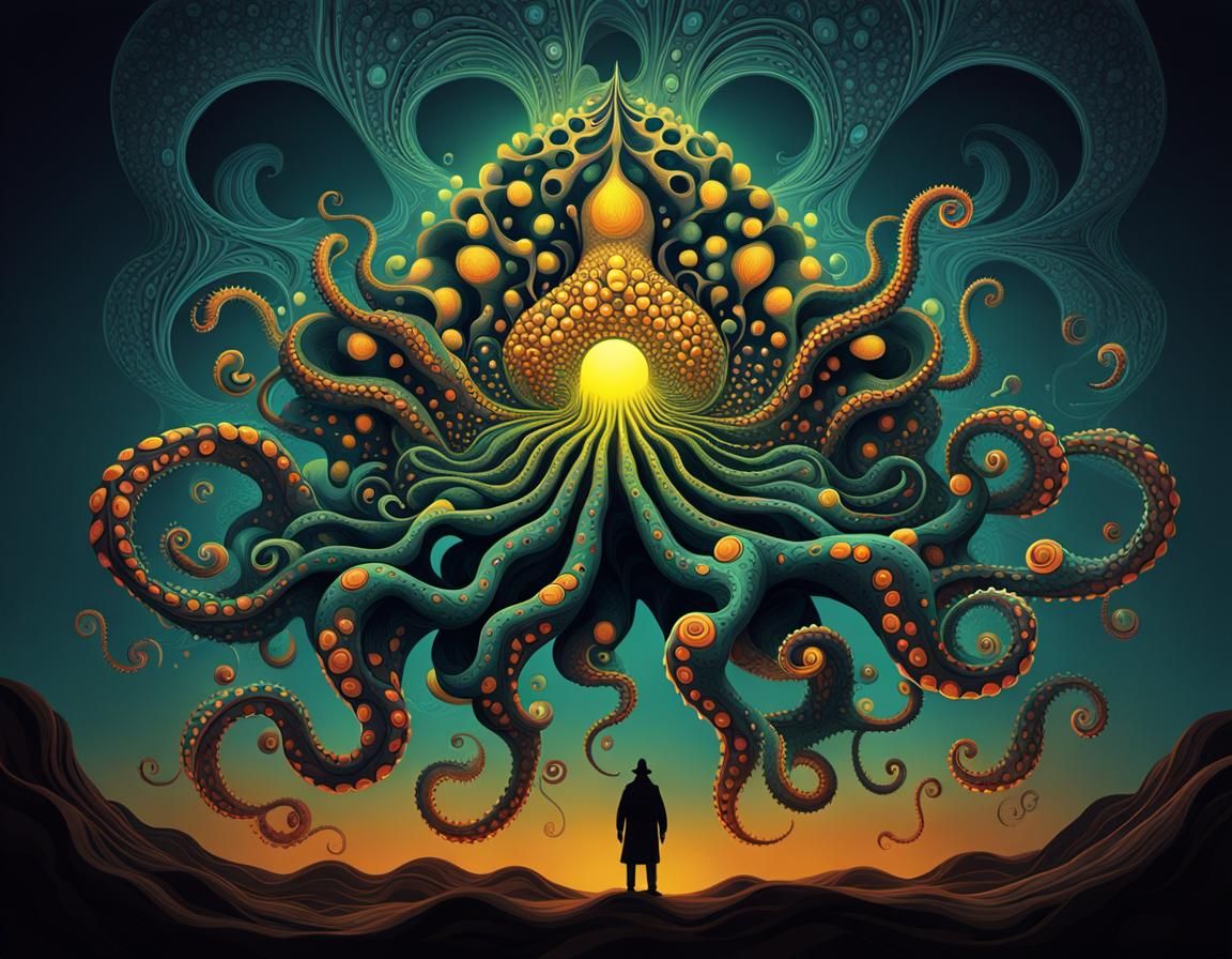 I am the Butter Tentactacles of Psychedelic Indian Art Reach...