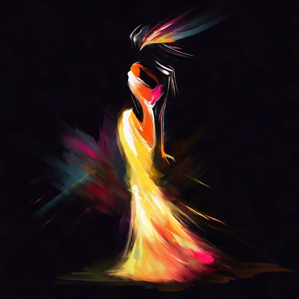 Anime Jelly Eyes in Digital Smear Couture Style