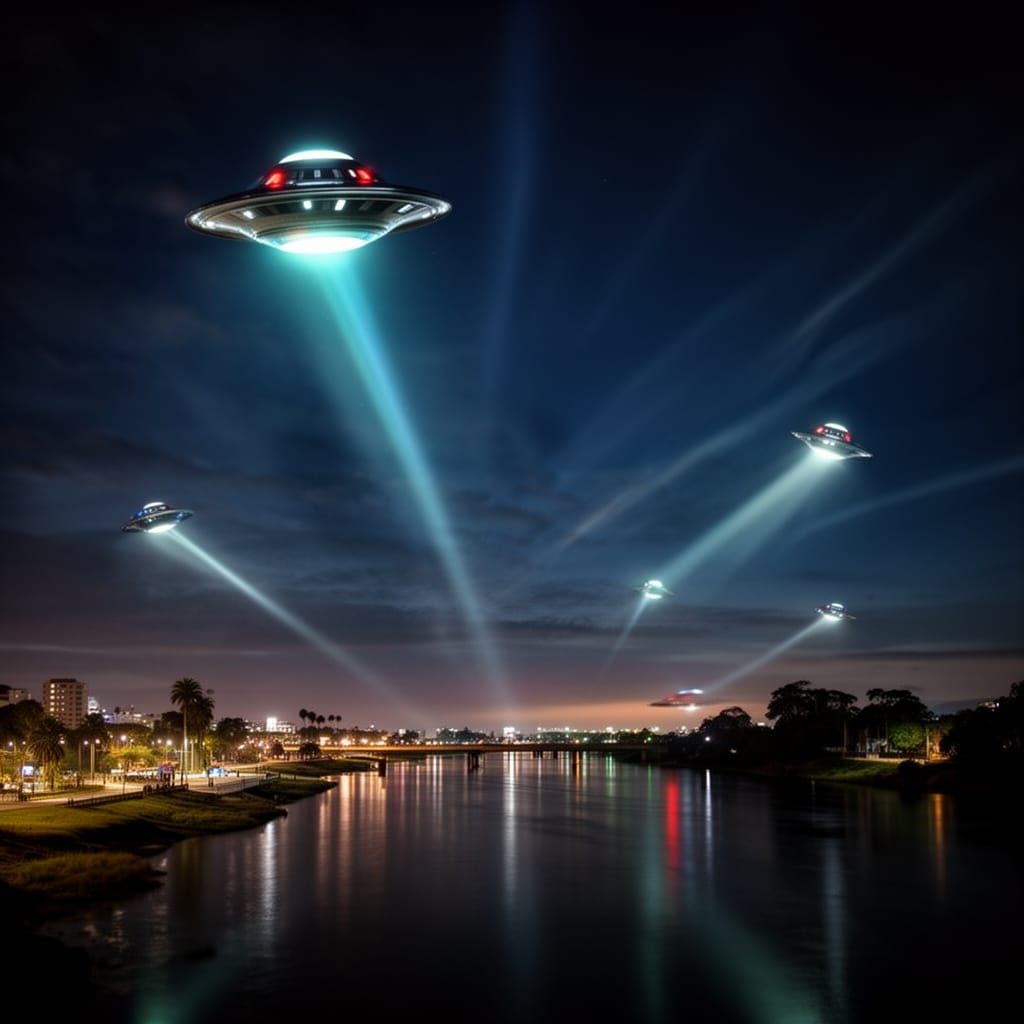 Mysterious Lights Over Paraná River in Argentina