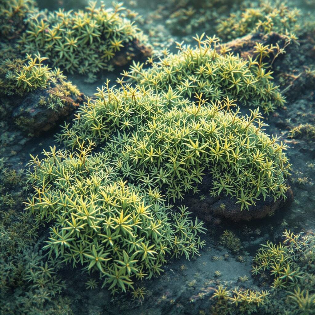 Glimmermoss Shimmers in Dark Fantasy Concept Art