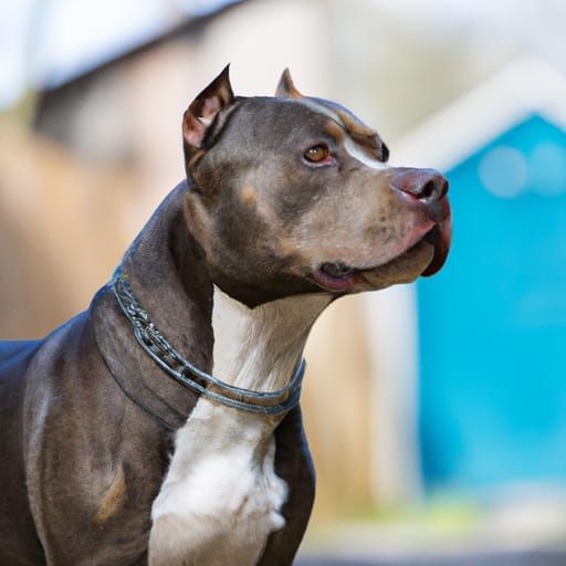 Majestic Pit-bull Portrait in Natural Light