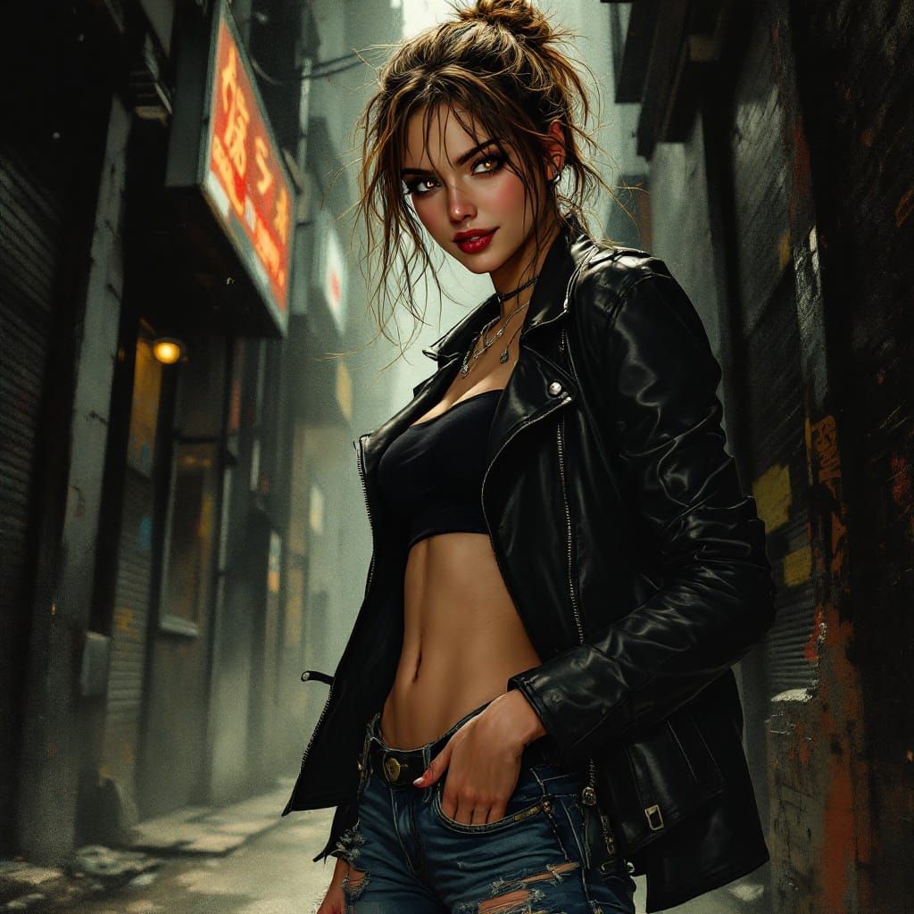 Mischief Personified in Hyper-Realistic Style