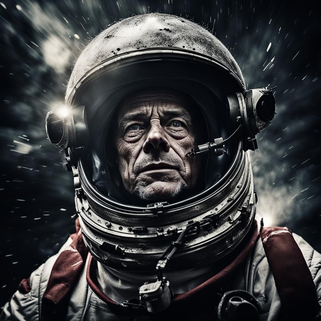 Rocketman Portrait in Ambient Light