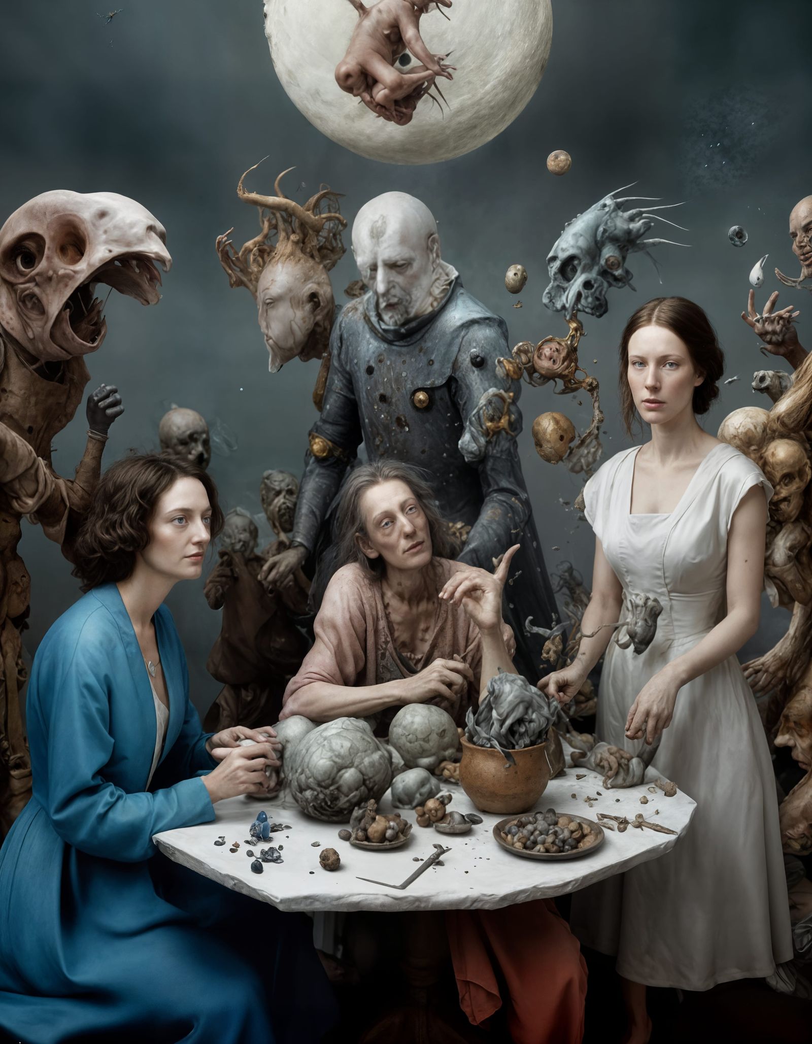 Crafts in the afternoon in the Damaged House...