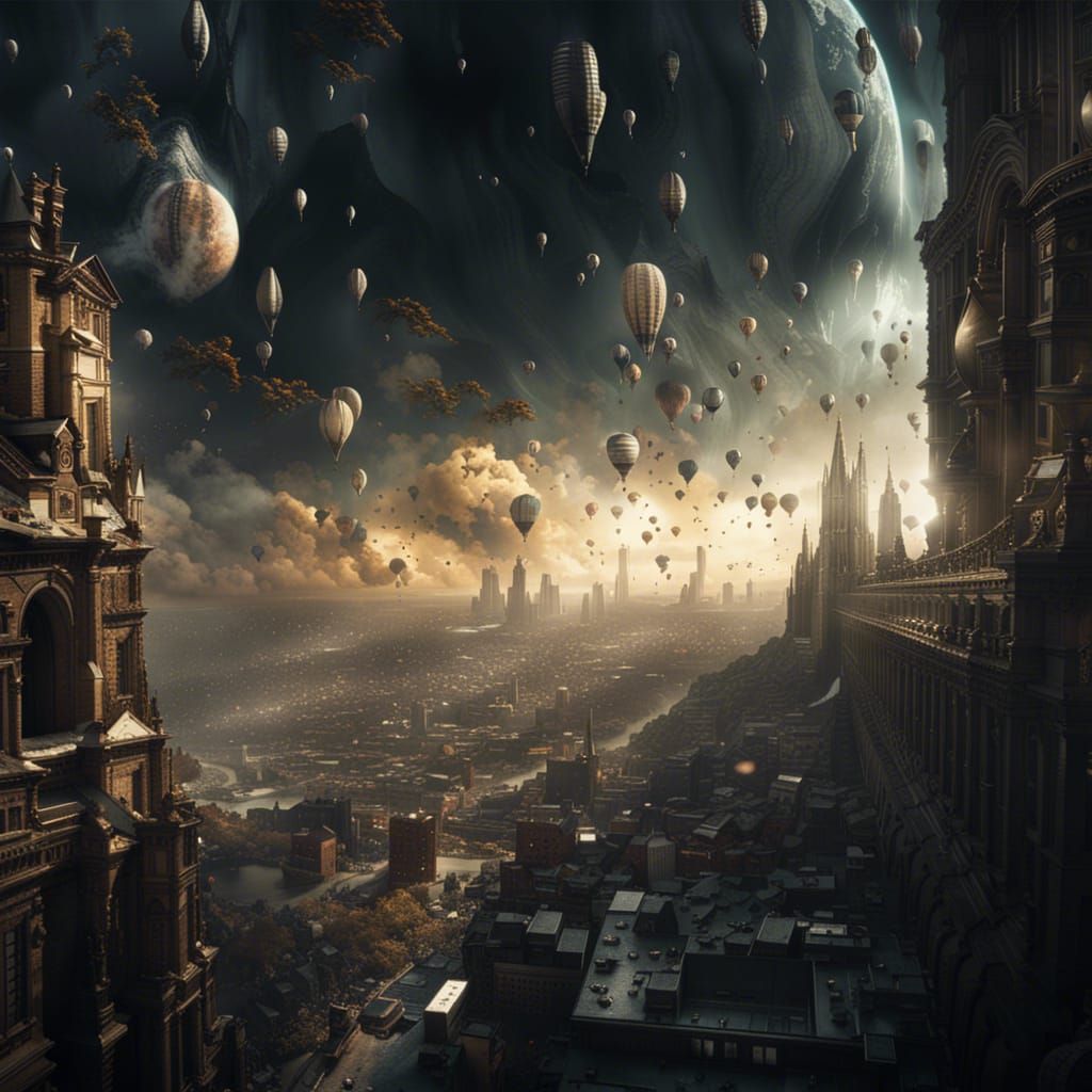 Epic Rapture Digital Matte Painting