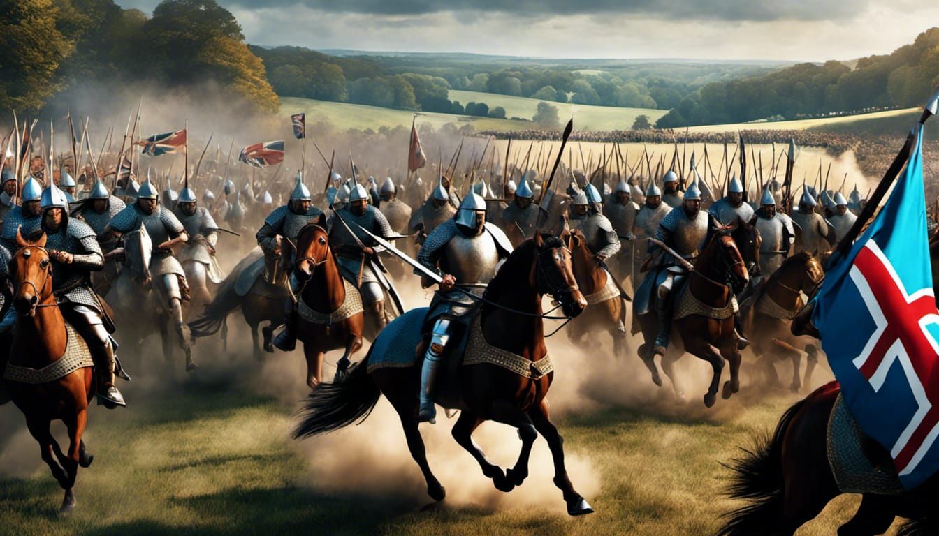 The Battle of Hastings 1066, 14 Oct 9am, Senlac Hill, Battle...