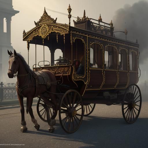 Victorian Ambulance Chariot Concept Art