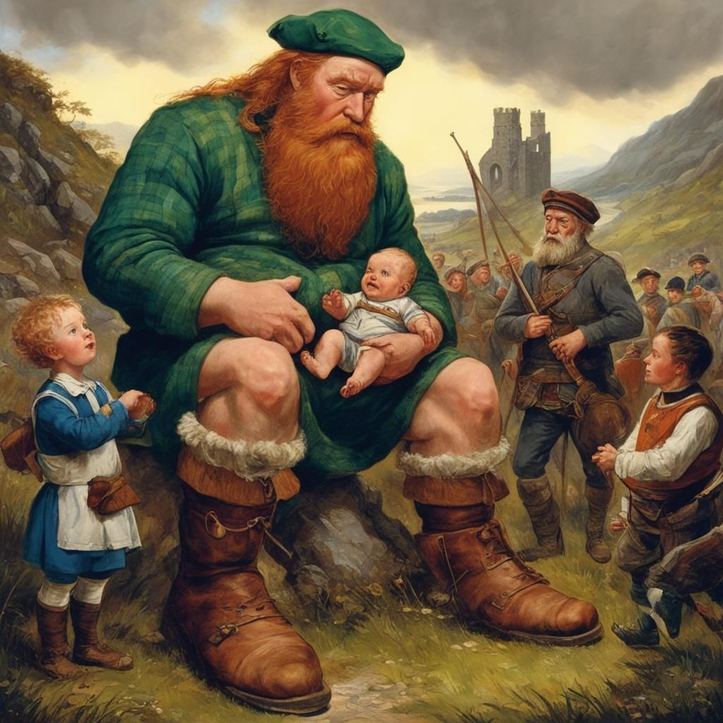 Finn MacCool's Clever Disguise as a Baby