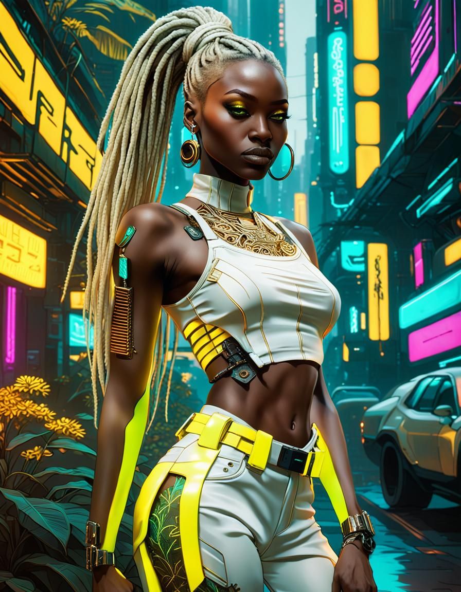 Black Character Design (Cyberpunk RED) II