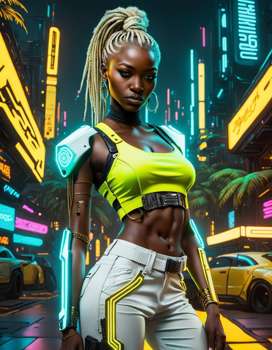 Black Character Design (Cyberpunk RED) IV