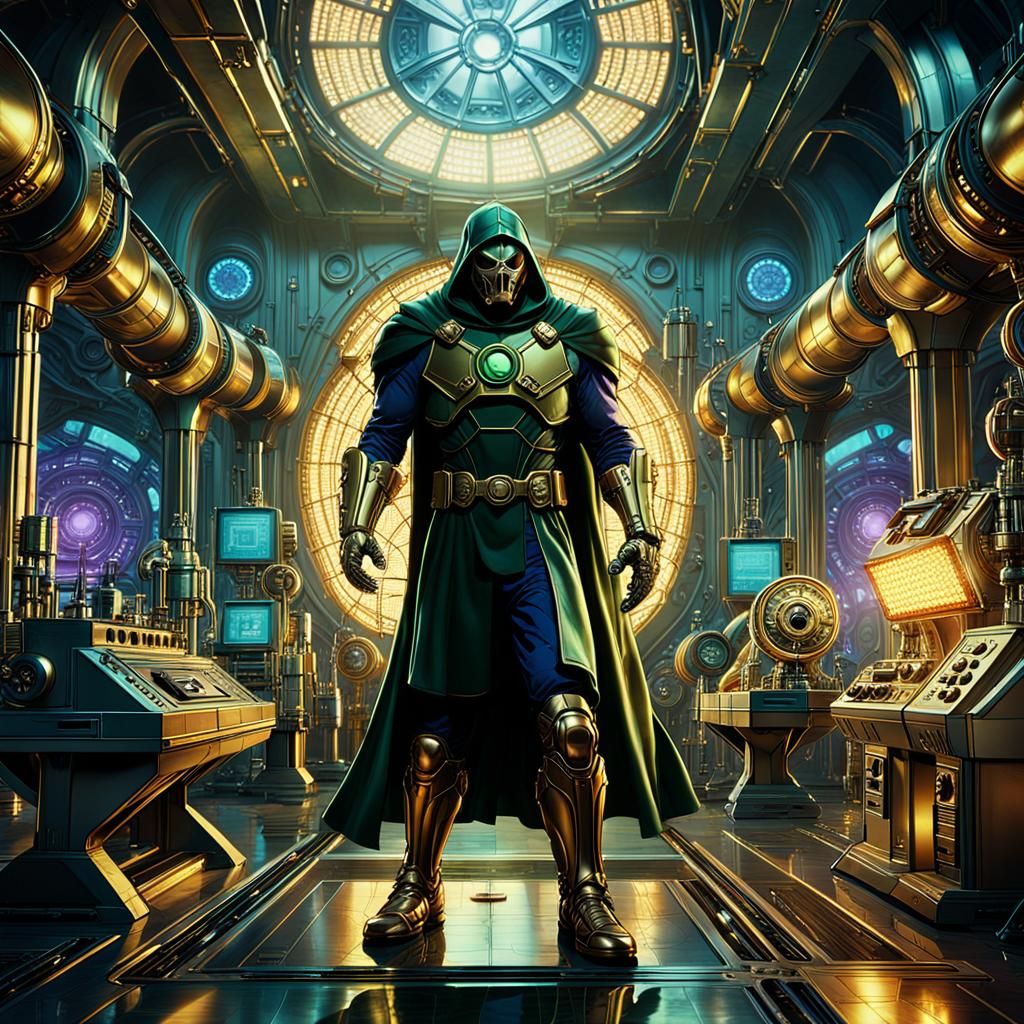 Victor von Doom's Lavish High-Tech Laboratory
