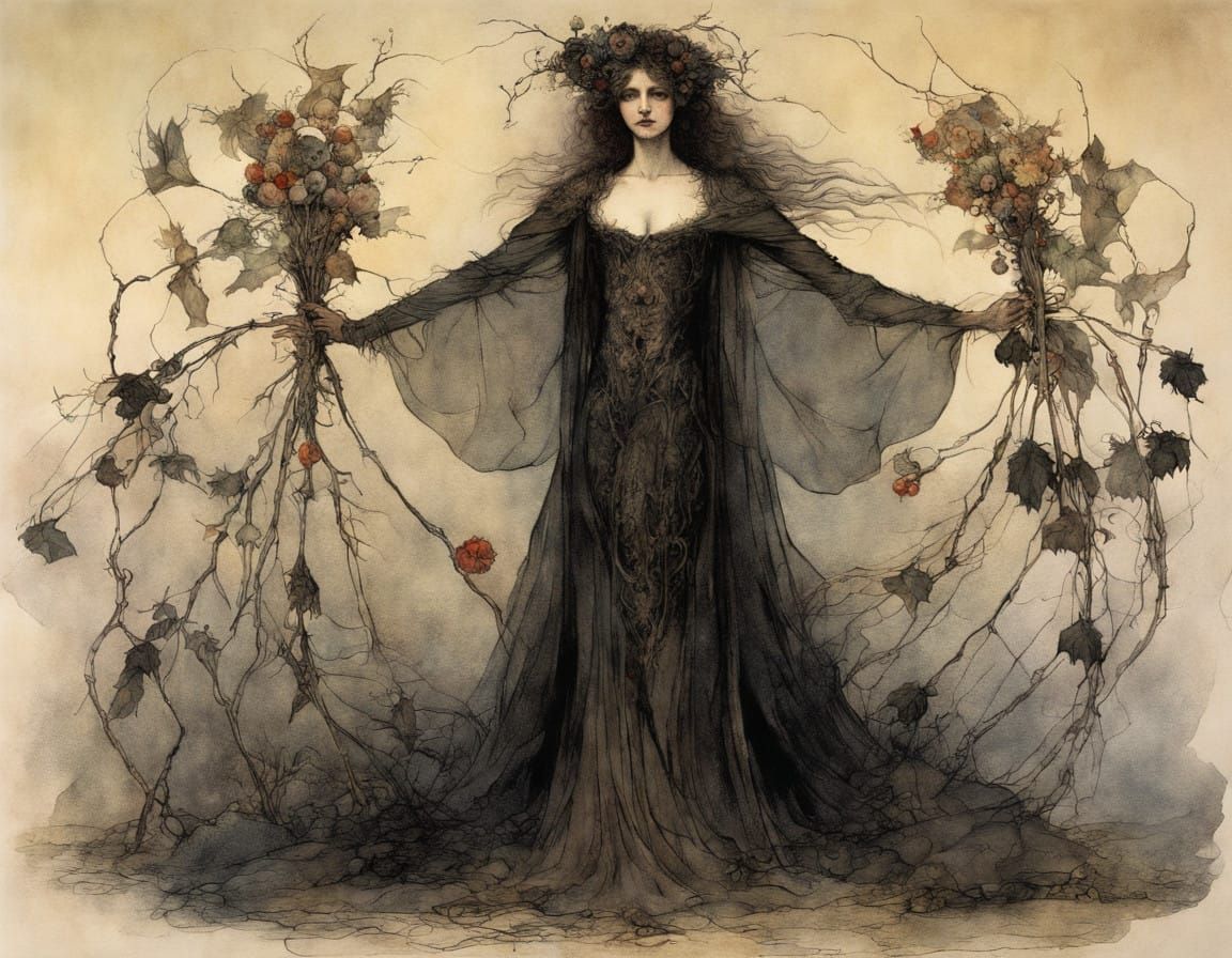 Wilted Floral Ode to Desiccation