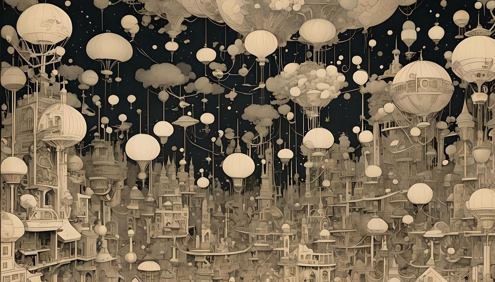 Dreamy Vintage Animation Poster