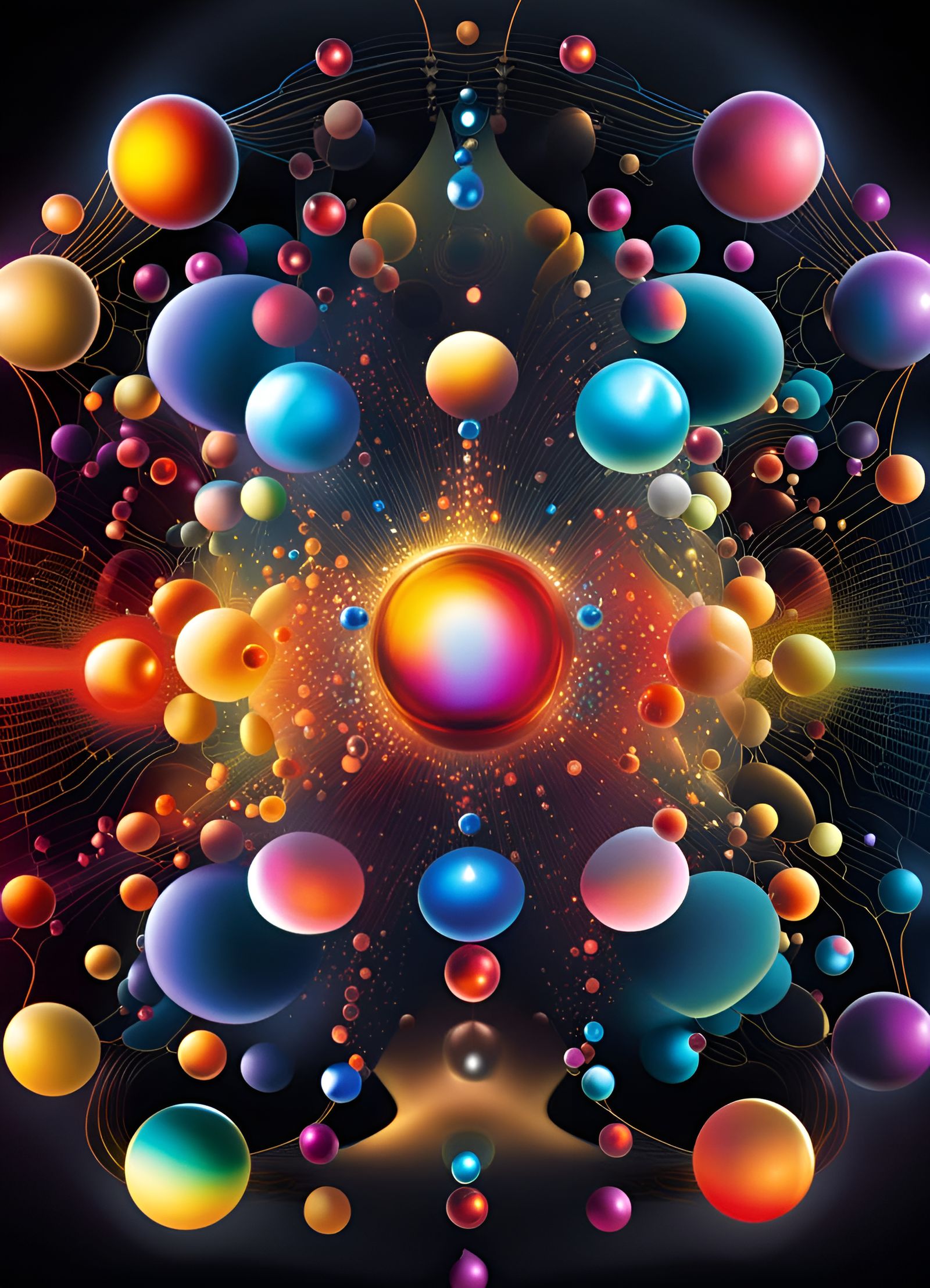 Abstract Quantum Geometry with Luminous Shapes