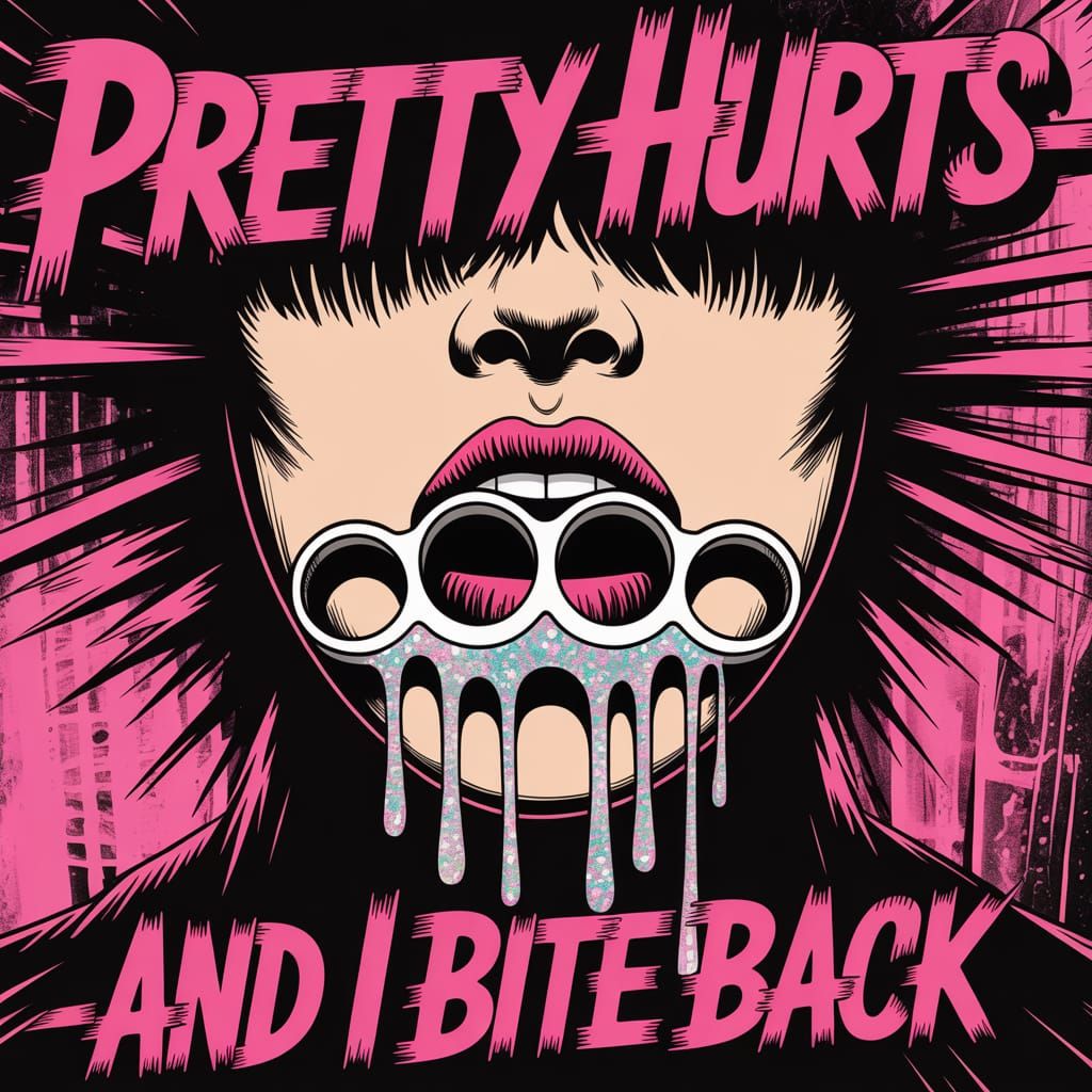 Ragecore Graphic: Lipstick to Brass Knuckles