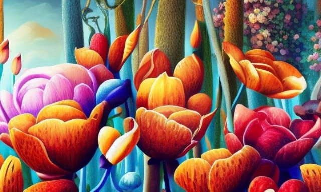 A beautiful Flowerscape Garden