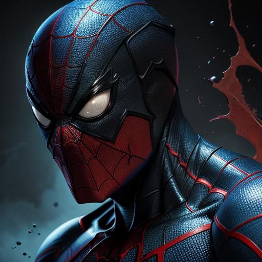 Hyperrealistic Batboy Spider-Man Concept Art