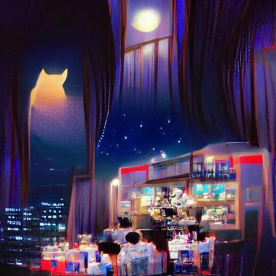 The Night Cafe: An AI Interpretation