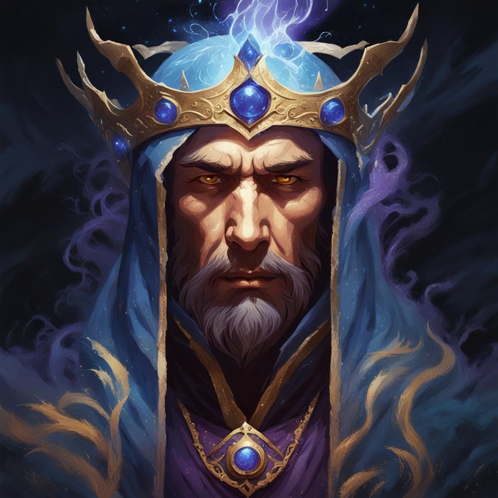 Lorgon's Crown: A Greg Rutkowski-Style Fantasy Portrait