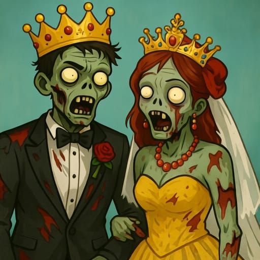 Zombie Prom King and Queen Emerge
