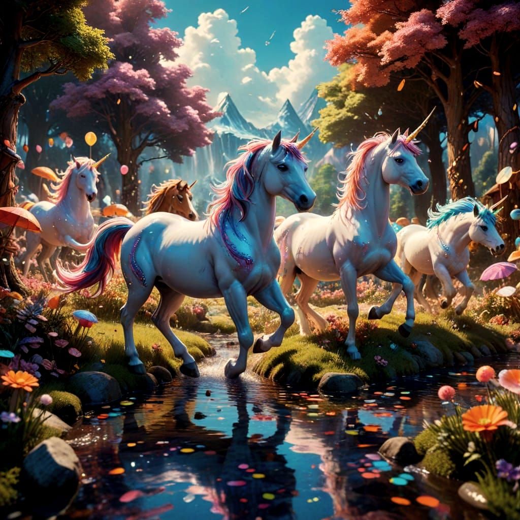 Brutal Hyperrealistic Candyland Creatures in Vibrant Colors