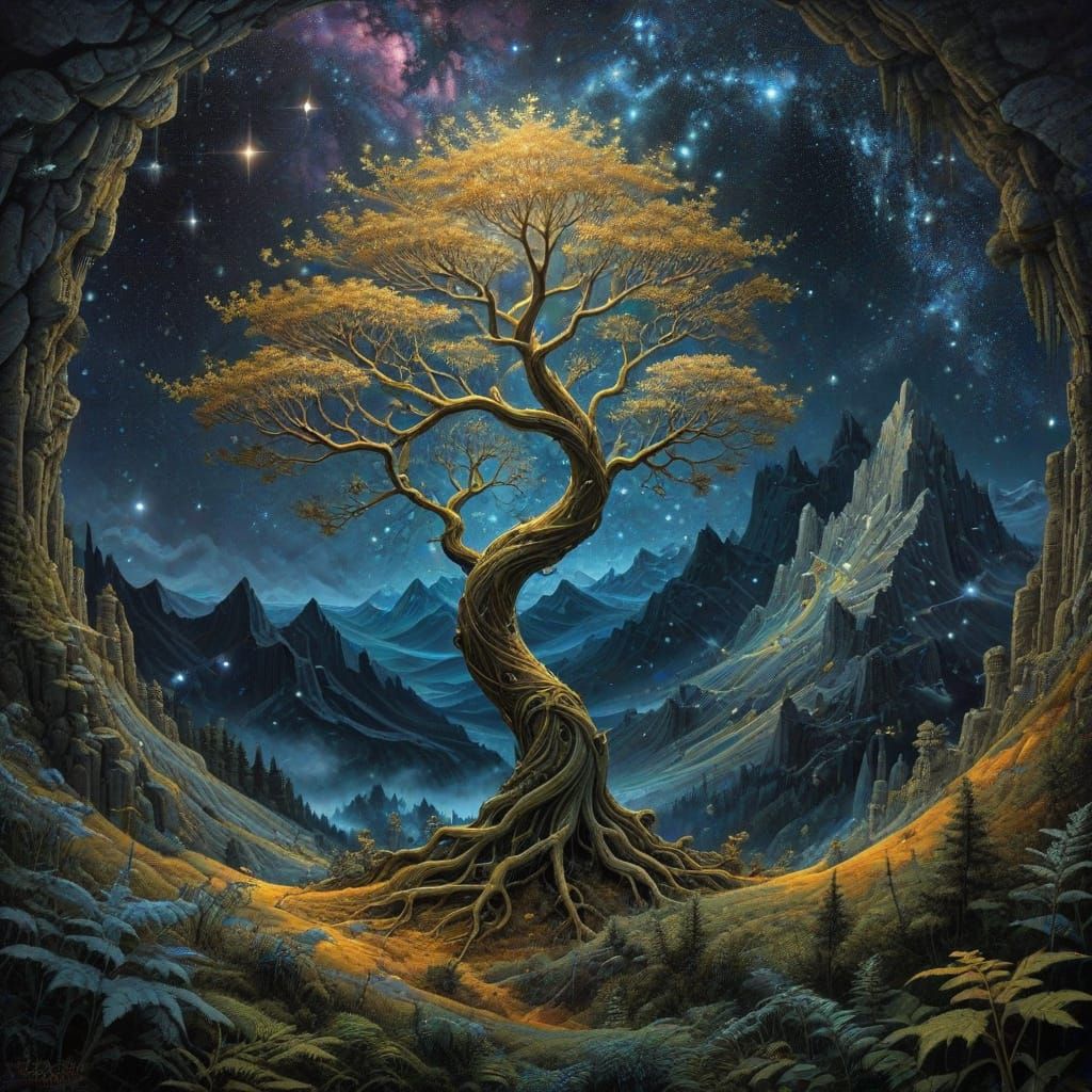 Surreal Fractal Landscape of Infinite Complexity