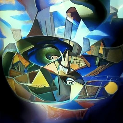 Earth Reclaims Humankind in Abstract Cubism
