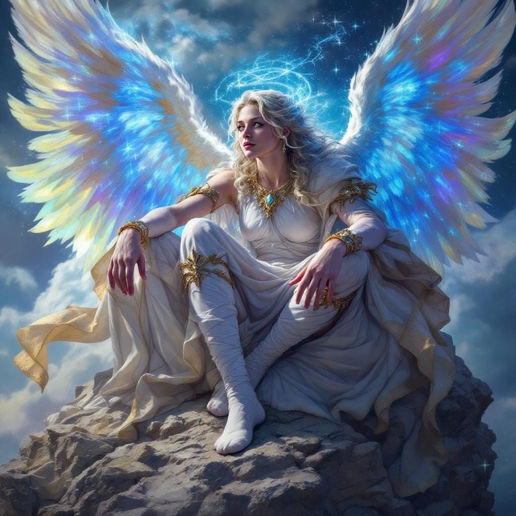 Archangel Jophiel Portrait: Ethereal Beauty in Detail