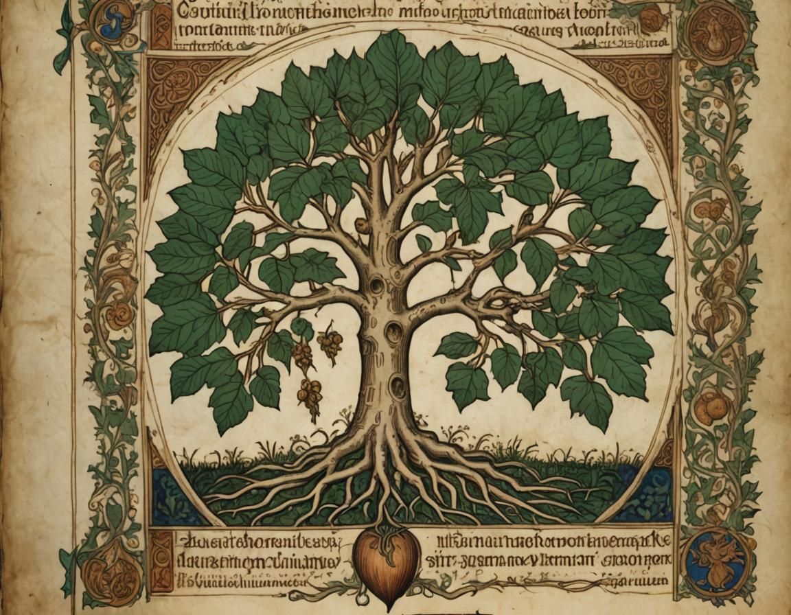 Illuminated Manuscript: Lore of the Mandrake Root