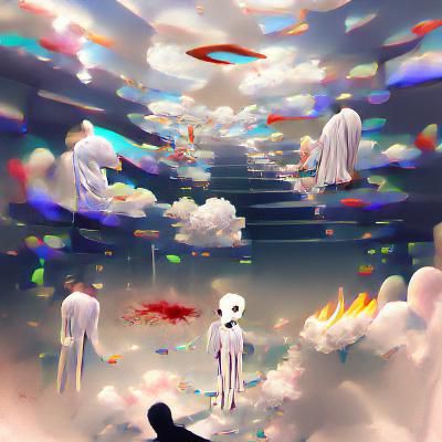 Ethereal Afterlife: A Surreal Dreamscape