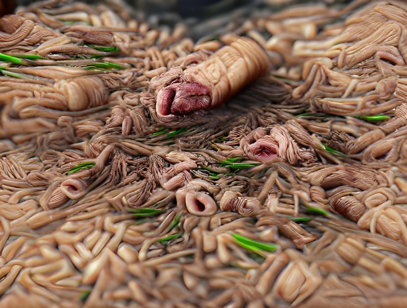 Ultra Realistic Maggots in 8k Resolution