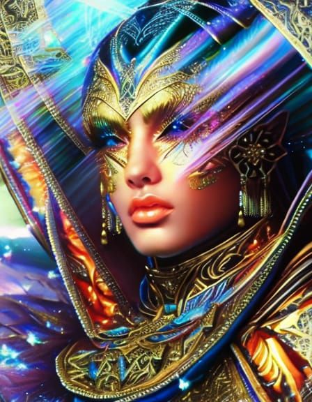 Interdimensional Wizard in Hyperrealistic Style