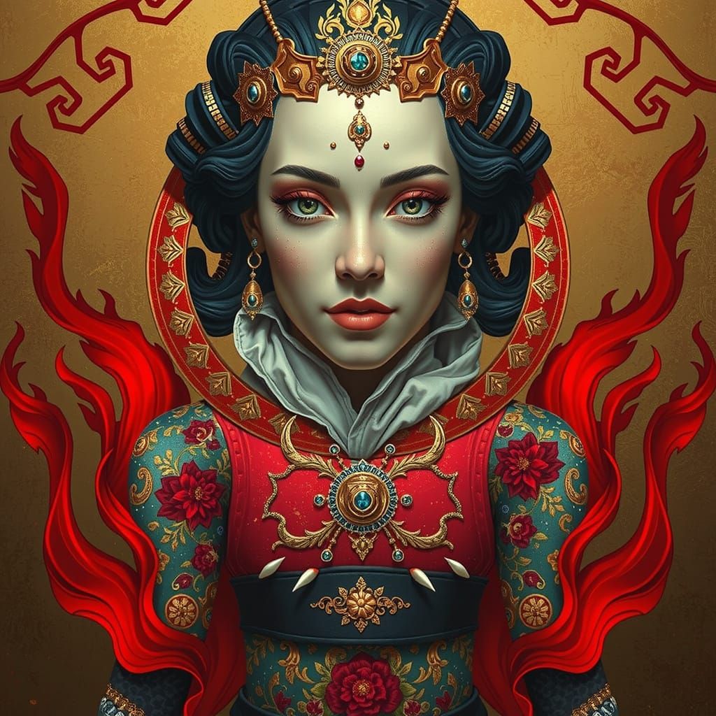 Dynamic Fusion Layered Technology Abstract Visualization