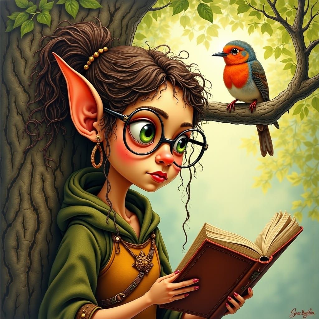 <lora:MIXED EMOTIONS:1.0> Close-up Portrait of a quirky fema...