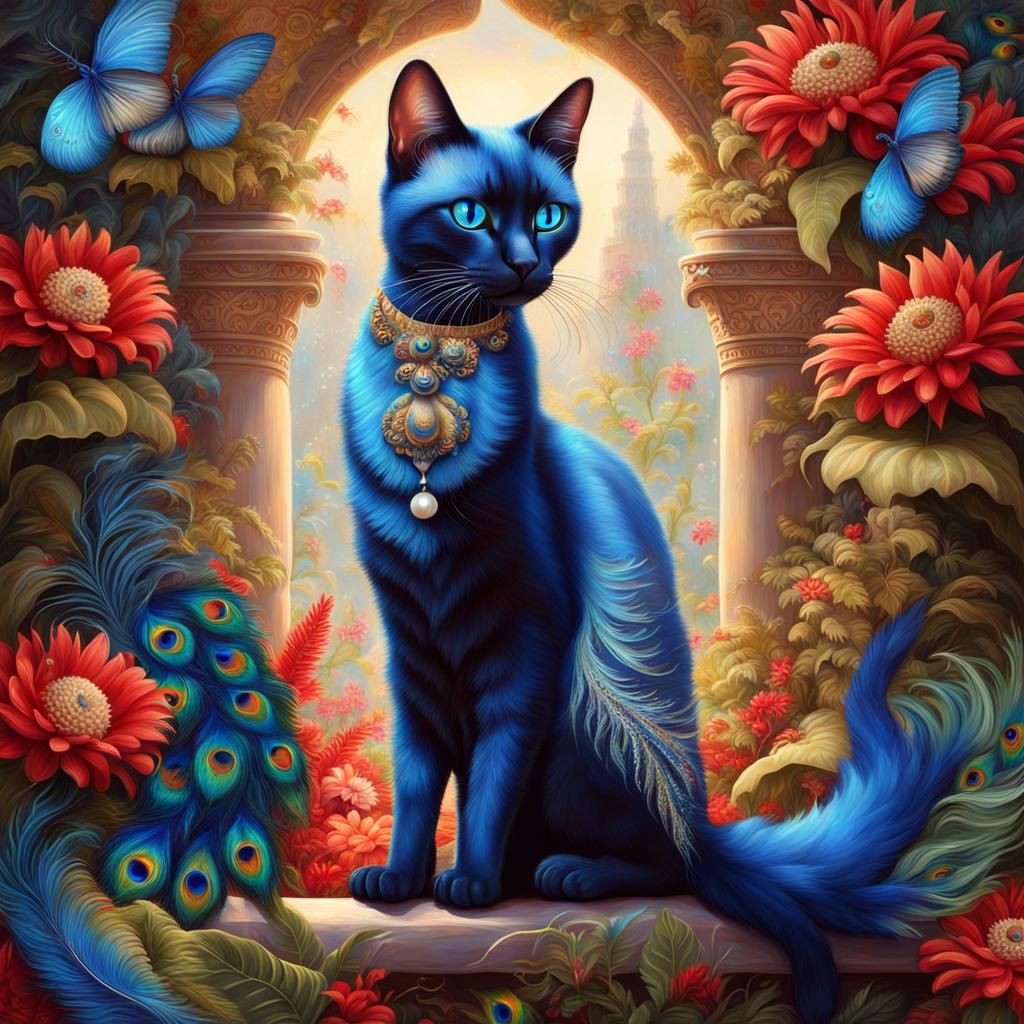 Cat Peacock Fantasy 6