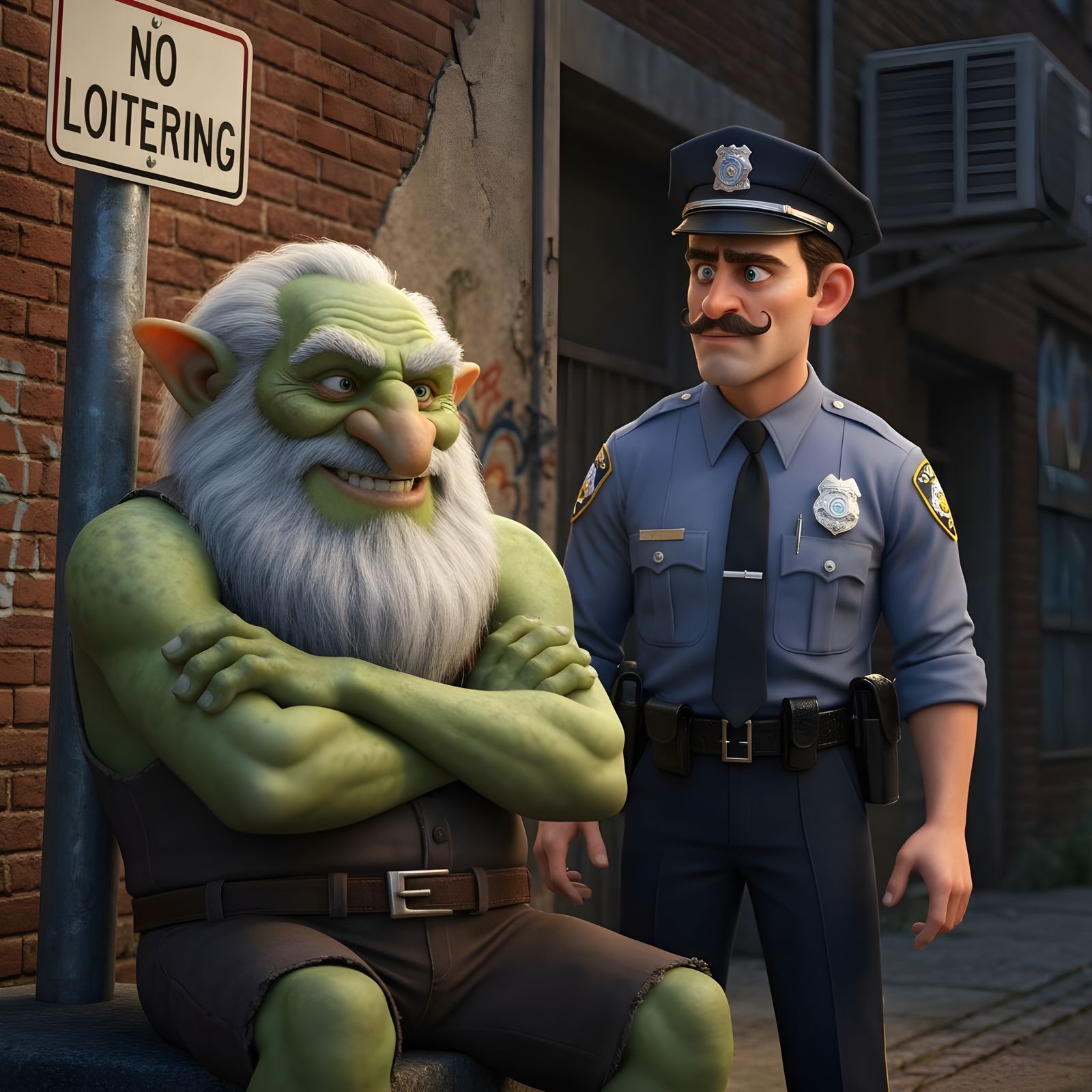 Grumblethwack: An Especially Stubborn Elderly Troll