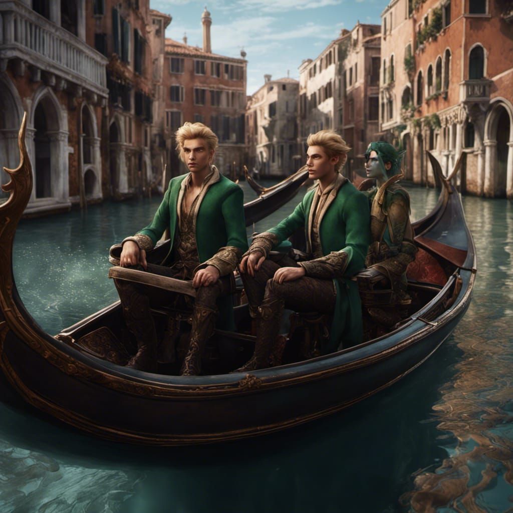 Elven Tourists in Venice