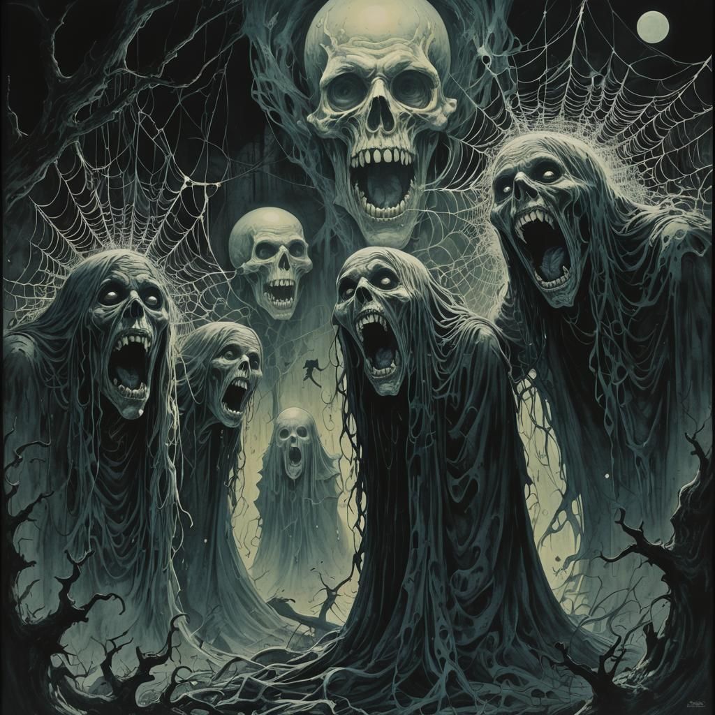 Haunted Manor: Banshees in Gothic Surrealism