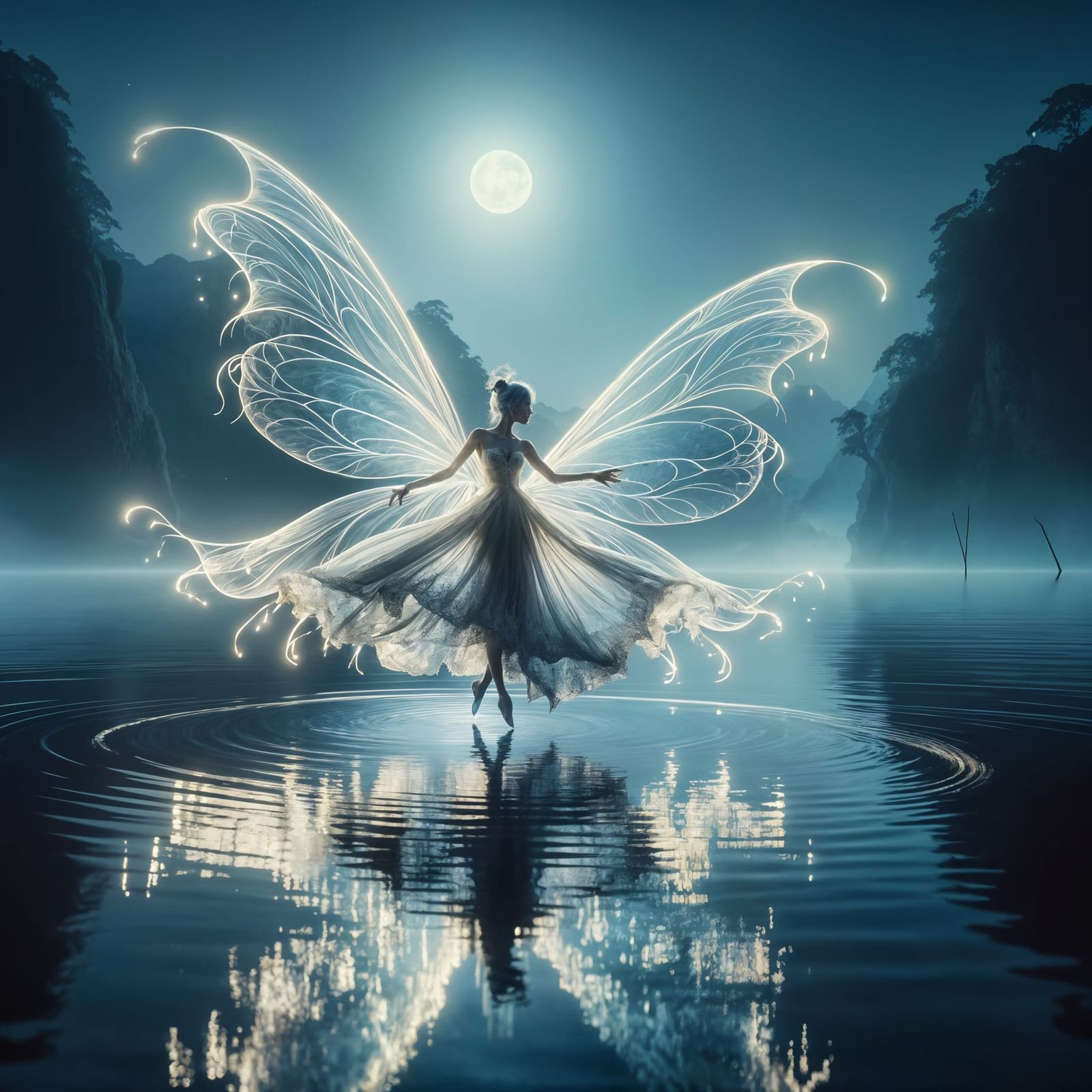 The magic of dance on a moonlit night