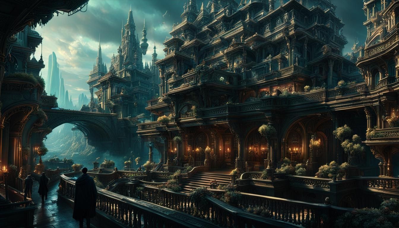 Dramatic Digital Painting of Monday Syndrome