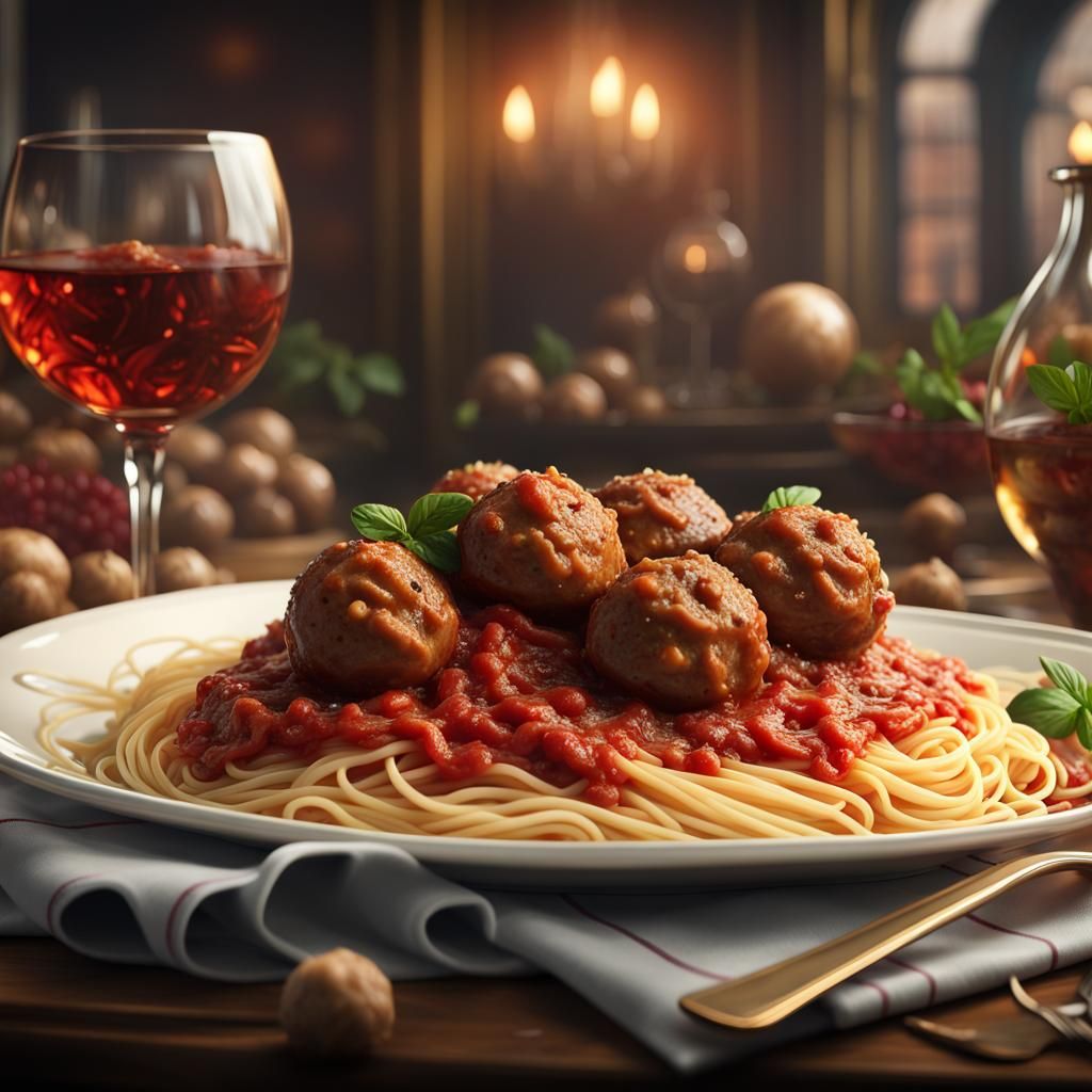 Spaghetti and Meatballs: Hyperdetailed Digital Matte Paintin...