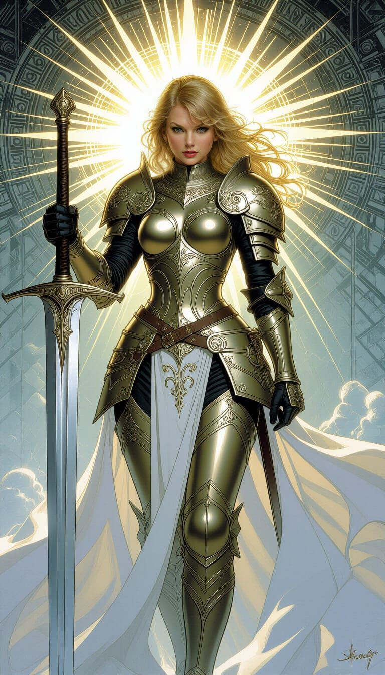 Taylor Swift as Warrior Michael Archangel