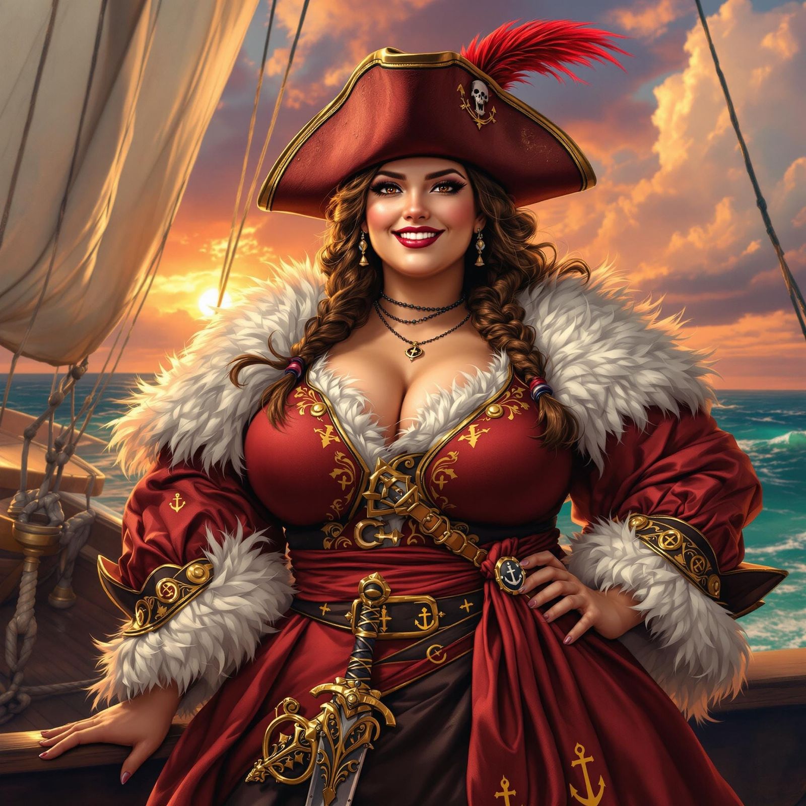 Pirate Matrone in Swashbuckling Style