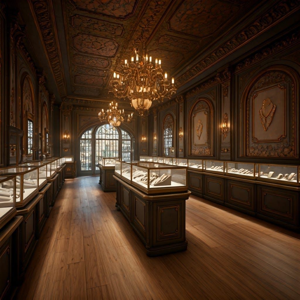 Jewelry Boutique Rendered in Hyper-Realistic 3D