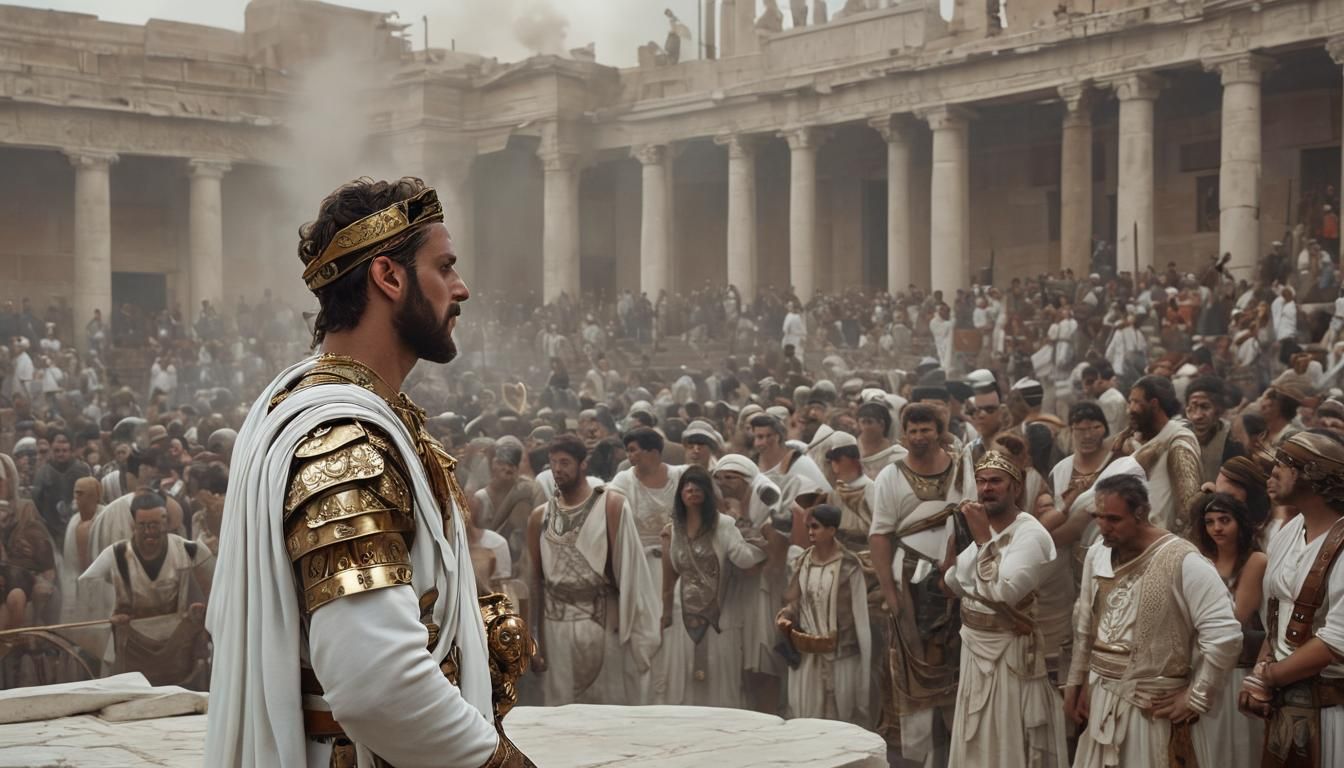 Steampunk Greek Commander Inspires Crowd in Athens