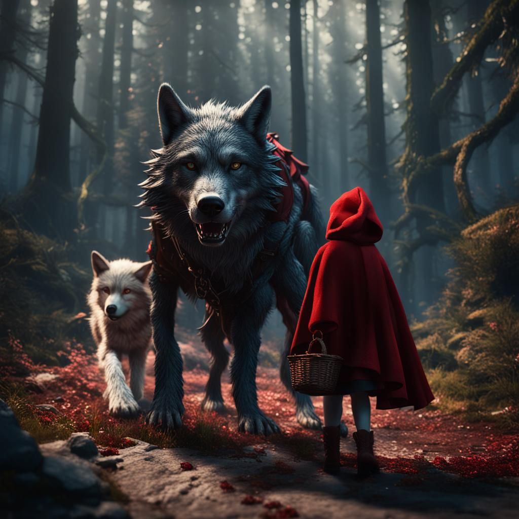 Little red riding hood and the big bad wolf