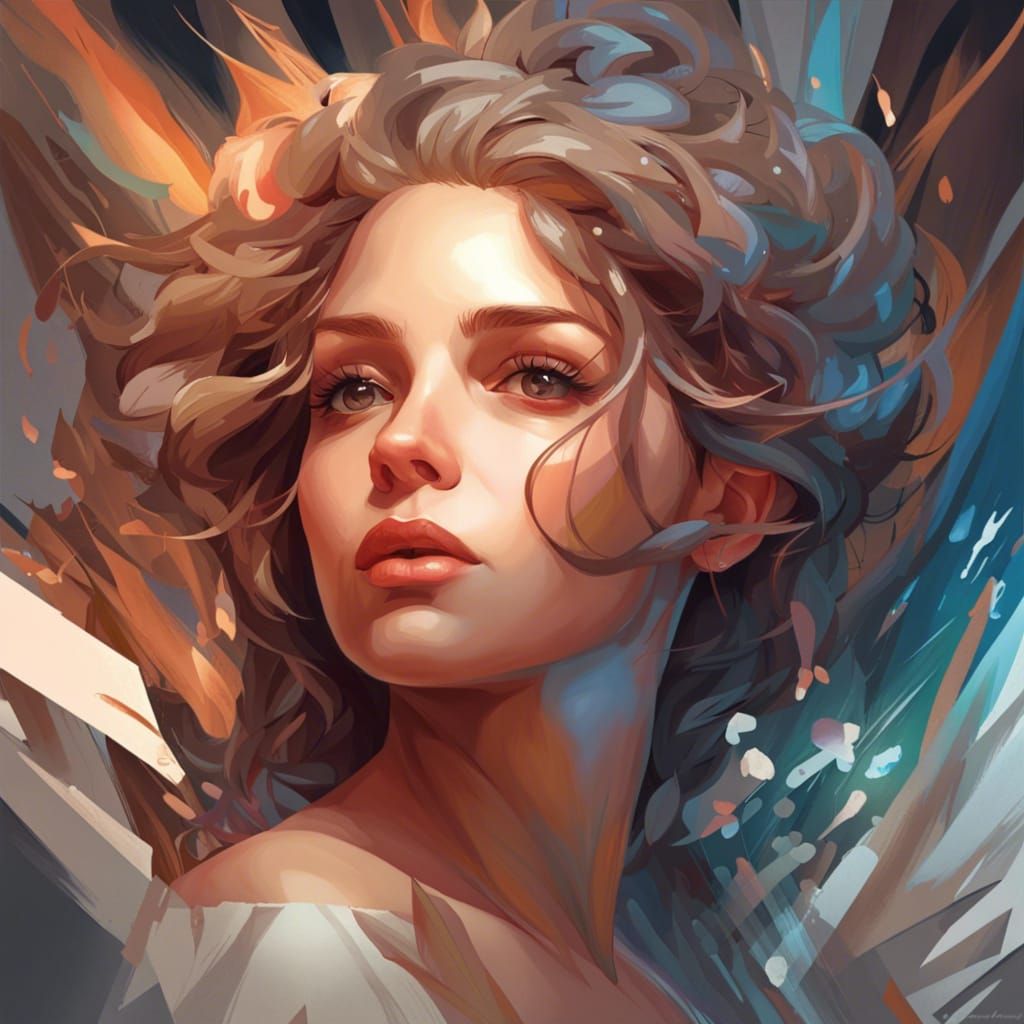 Romantic Portrait Inspired by Love Songs