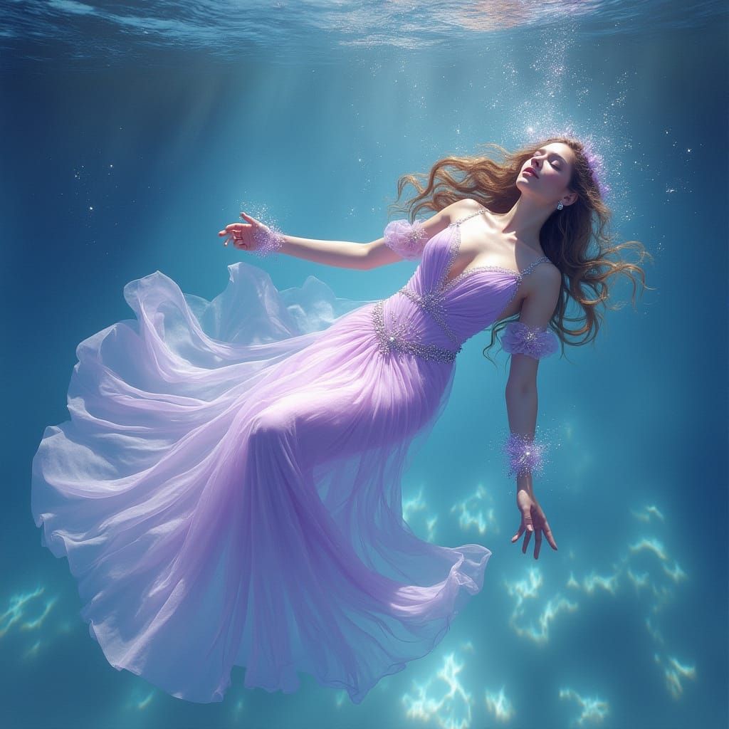 Inanna in Astral Realm with Ethereal Aura