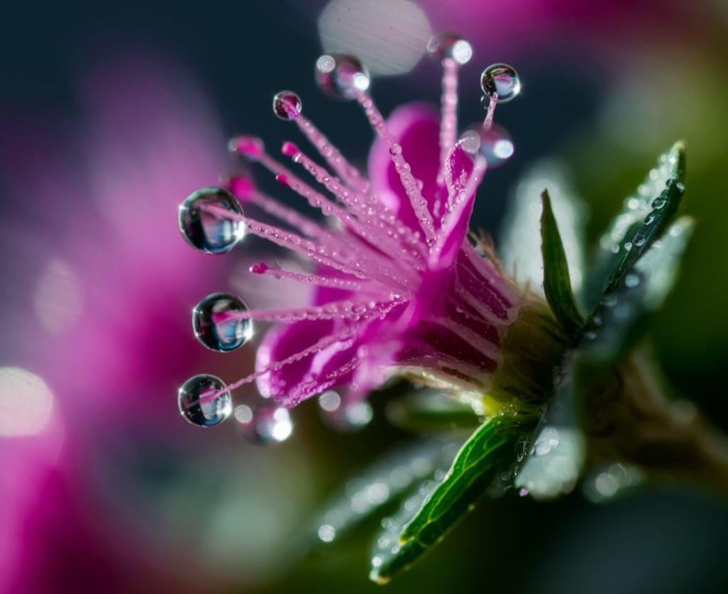 Magenta Dianthus Alwoodii in Vibrant Close-Up